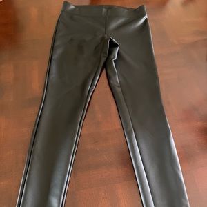 Express faux leather leggings